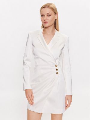 Κοκτέιλ φόρεμα Marciano Guess λευκό