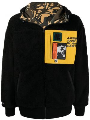Obojstranná bunda s kapucňou Aape By *a Bathing Ape® čierna