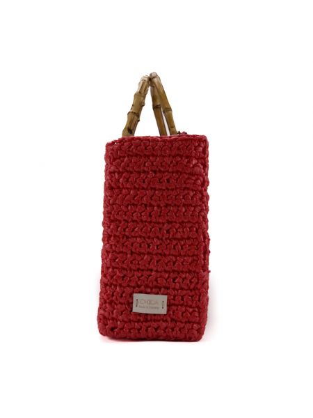 Shopper handtasche mit taschen Chica London rot