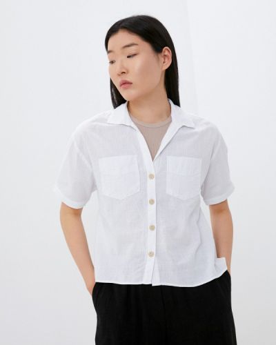 Рубашка с коротким рукавом Defacto, белая
