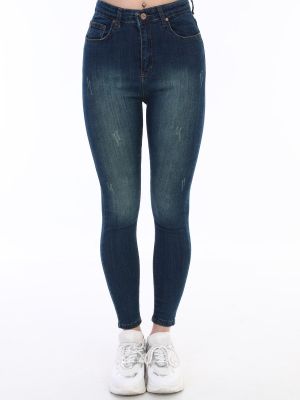 Slim fit skinny džíny Bi̇keli̇fe zelené