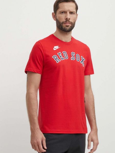 Pamučna majica Nike crvena