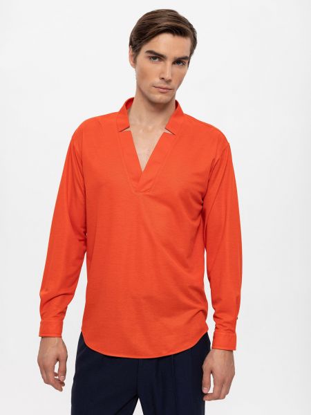 T-shirt manches longues Antioch orange