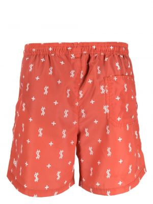 Shorts à imprimé Ksubi orange