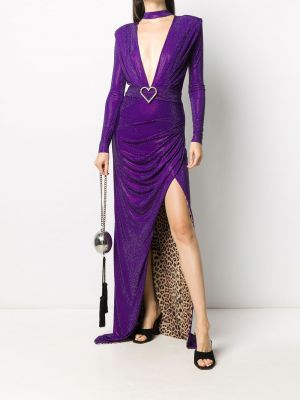 Vestido de noche Philipp Plein violeta