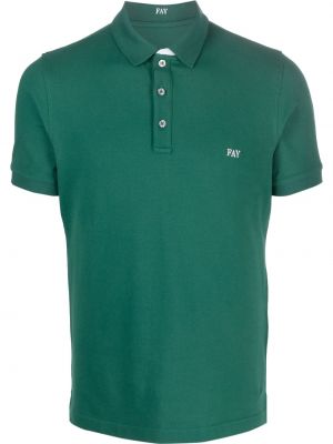 Siuvinėtas polo marškinėliai Fay žalia