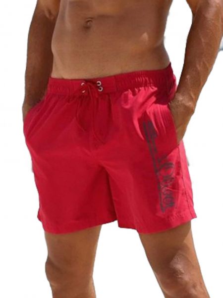 Pantaloni scurți S.oliver roșu