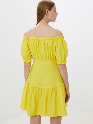 Платье Defacto желтое