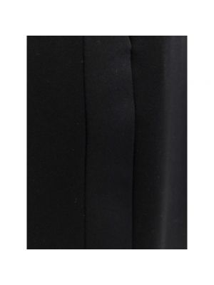 Traje de cintura alta de lana Saint Laurent negro