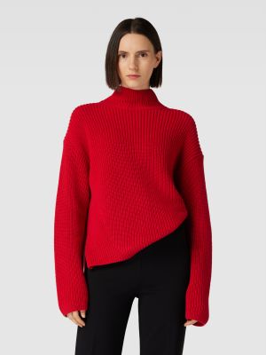 Dzianinowy sweter Marc O'polo czerwony