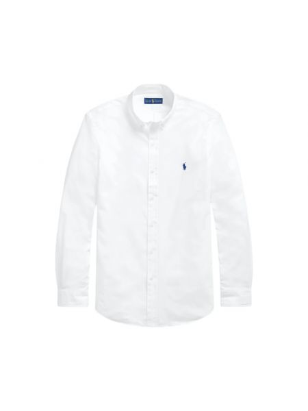 Koszula slim fit z długim rękawem sportowa Ralph Lauren biała