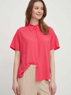 Koszula relaxed fit United Colors Of Benetton różowa