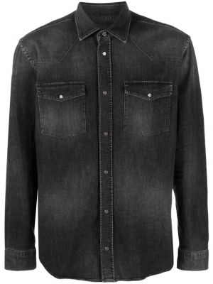 Džínová košile Dondup černá