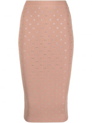 Pieštuko formos sijonas Elisabetta Franchi rožinė