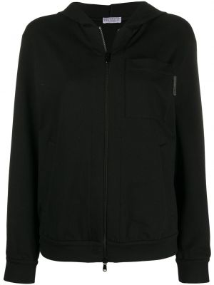 Hoodie Brunello Cucinelli svart