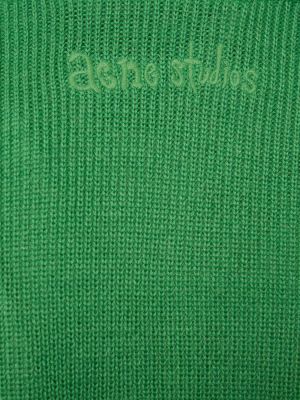 Pull en laine en tricot Acne Studios vert