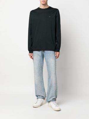 Bluza bawełniana z nadrukiem Michael Kors Collection czarna