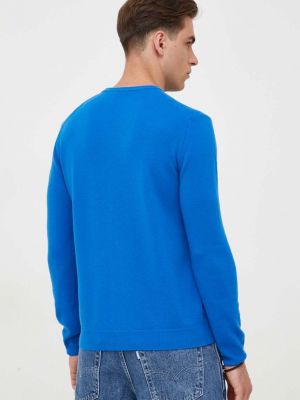 Vlněný svetr United Colors Of Benetton modrý
