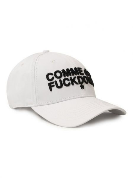 Хлопковая кепка Comme Des Fuckdown белая