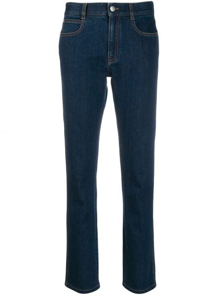 Jeans skinny slim fit con motivo a stelle Stella Mccartney blu