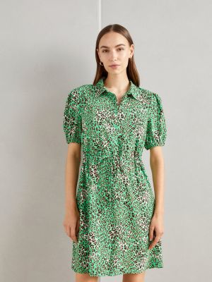 Платье мини Marks & Spencer зеленое