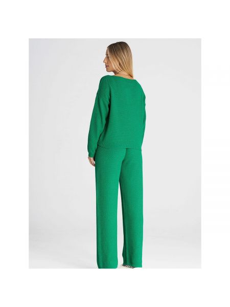 Kalhoty Figl zelené