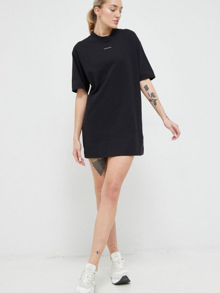 Calvin Klein Performance ruha fekete, mini, oversize