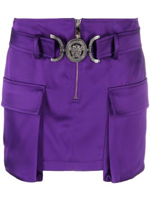Mini sijonas Versace violetinė