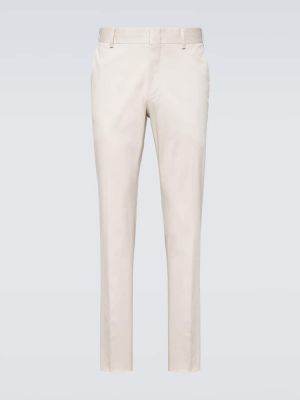 Pantaloni chino di cotone Brioni beige
