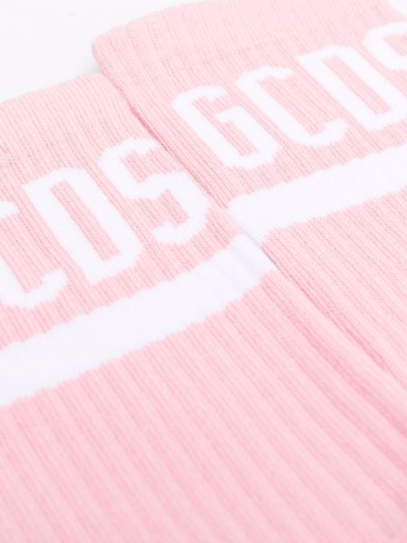 Calcetines con bordado Gcds rosa