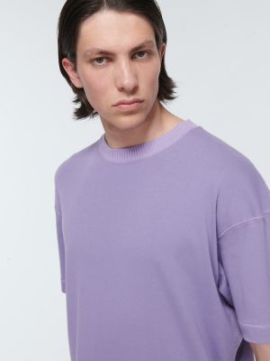Bavlnené tričko Ranra fialová