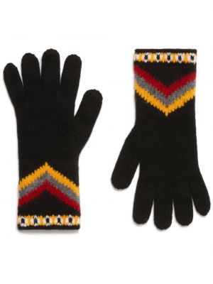 Μάλλινα γάντια Alanui μαύρο