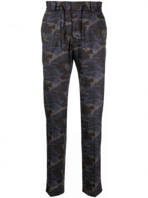 Pantaloni dritti con stampa camouflage Karl Lagerfeld viola