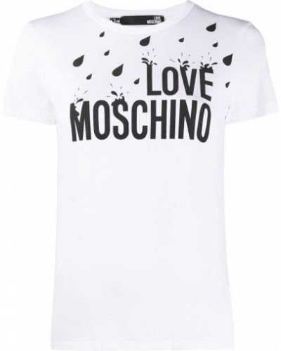 Camiseta manga corta Love Moschino blanco