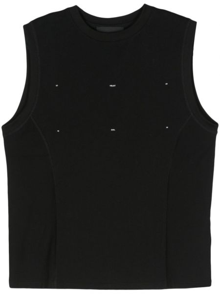 Αμάνικη μπλούζα με σχέδιο Heliot Emil μαύρο