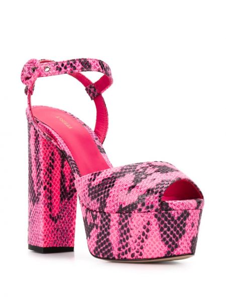 Sandalias con plataforma Le Silla rosa