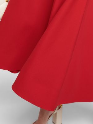 Falda midi Valentino rojo
