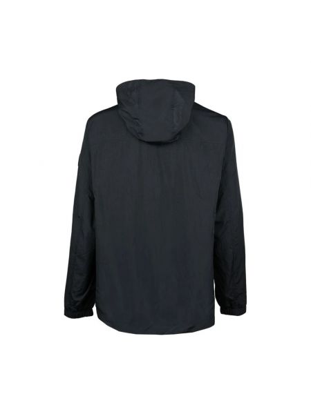 Elegante chaqueta de nailon con capucha Calvin Klein negro