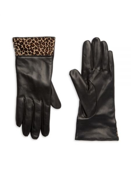 Кожаные перчатки Portolano черные