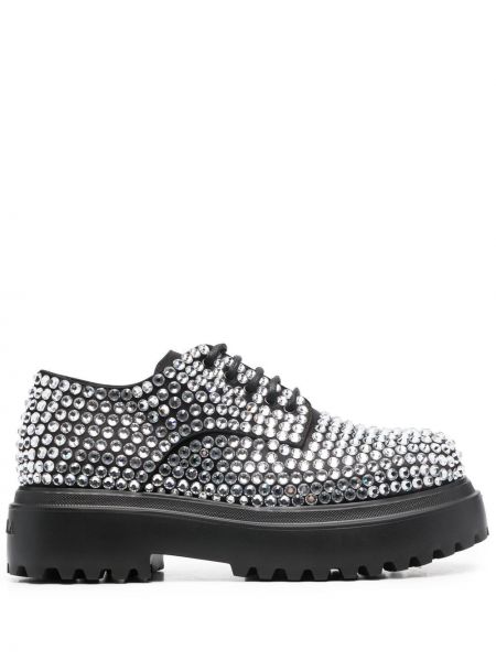 Brogue batai su kristalais Le Silla juoda