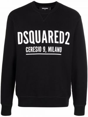 Baskılı sweatshirt Dsquared2 siyah