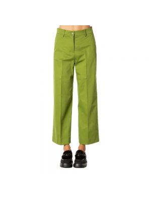 Spodnie Max Mara Weekend zielone