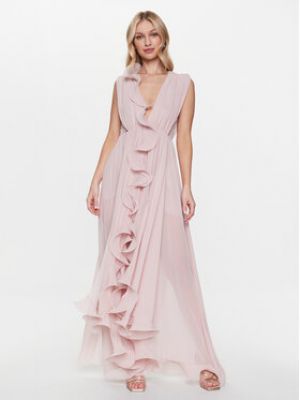 Розовое вечернее платье Babylon