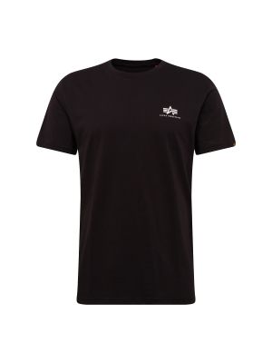 Βασικό μπλουζάκι Alpha Industries μαύρο