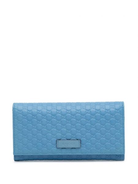 Peňaženka Gucci Pre-owned modrá