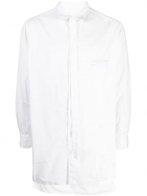 Chemise en coton asymétrique Yohji Yamamoto blanc