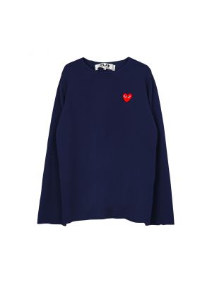 Пуловер с v-образным вырезом Comme Des Garçons синий