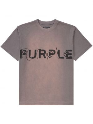 Pamut póló nyomtatás Purple Brand