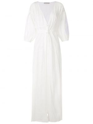 Макси рокля Martha Medeiros бяло