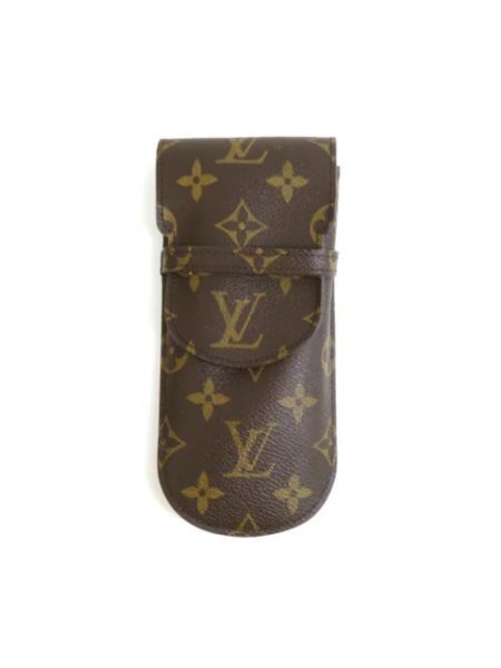 Kopertówka bawełniana Louis Vuitton Vintage brązowa